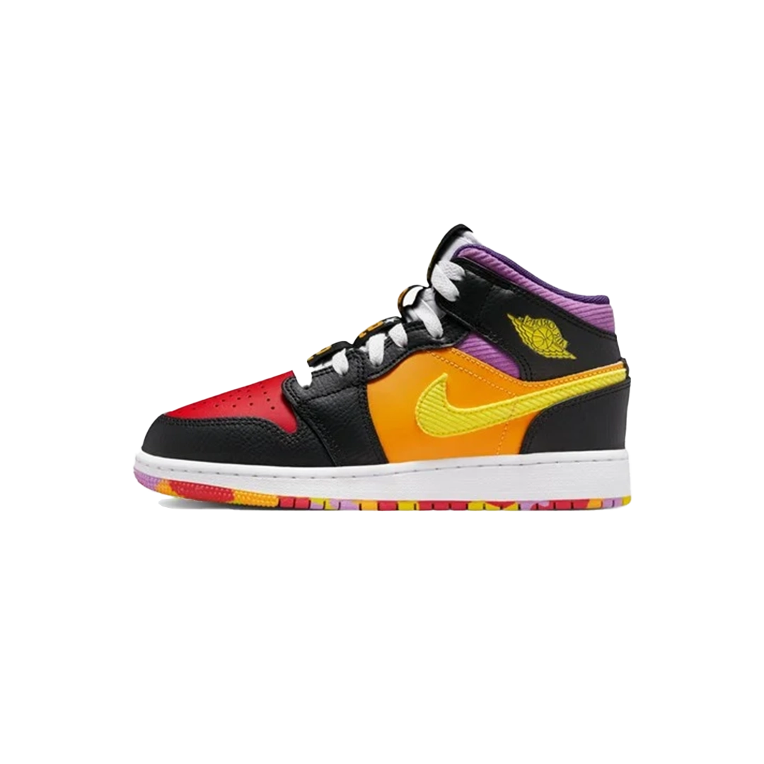 Air Jordan 1 Mid Sneaker School (GS)