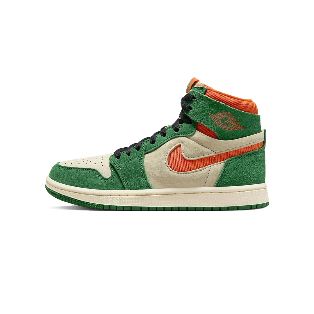 Jordan 1 High Zoom Air CMFT 2 Pine Green Orange Blaze (W)