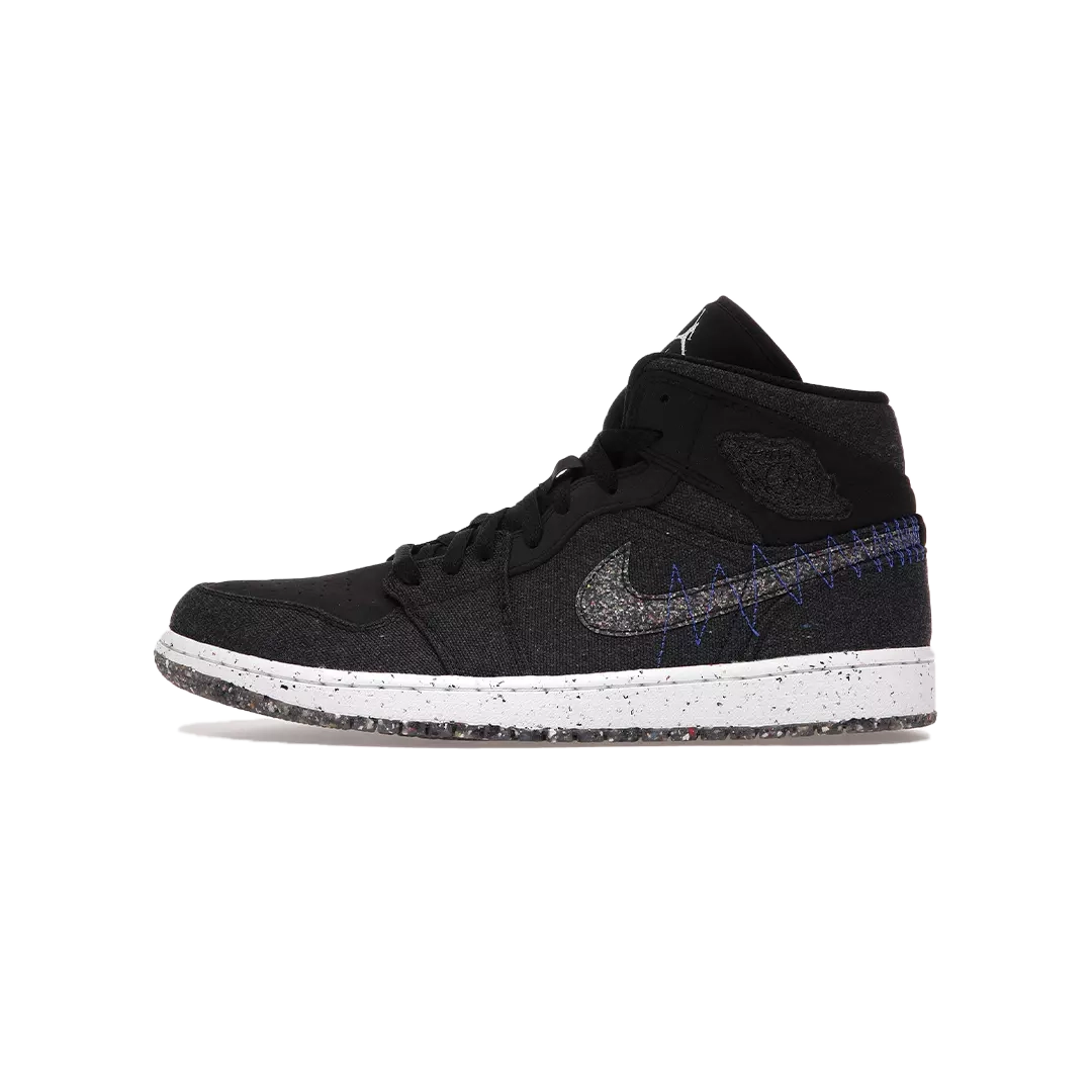 JORDAN 1 MID CRATER BLACK