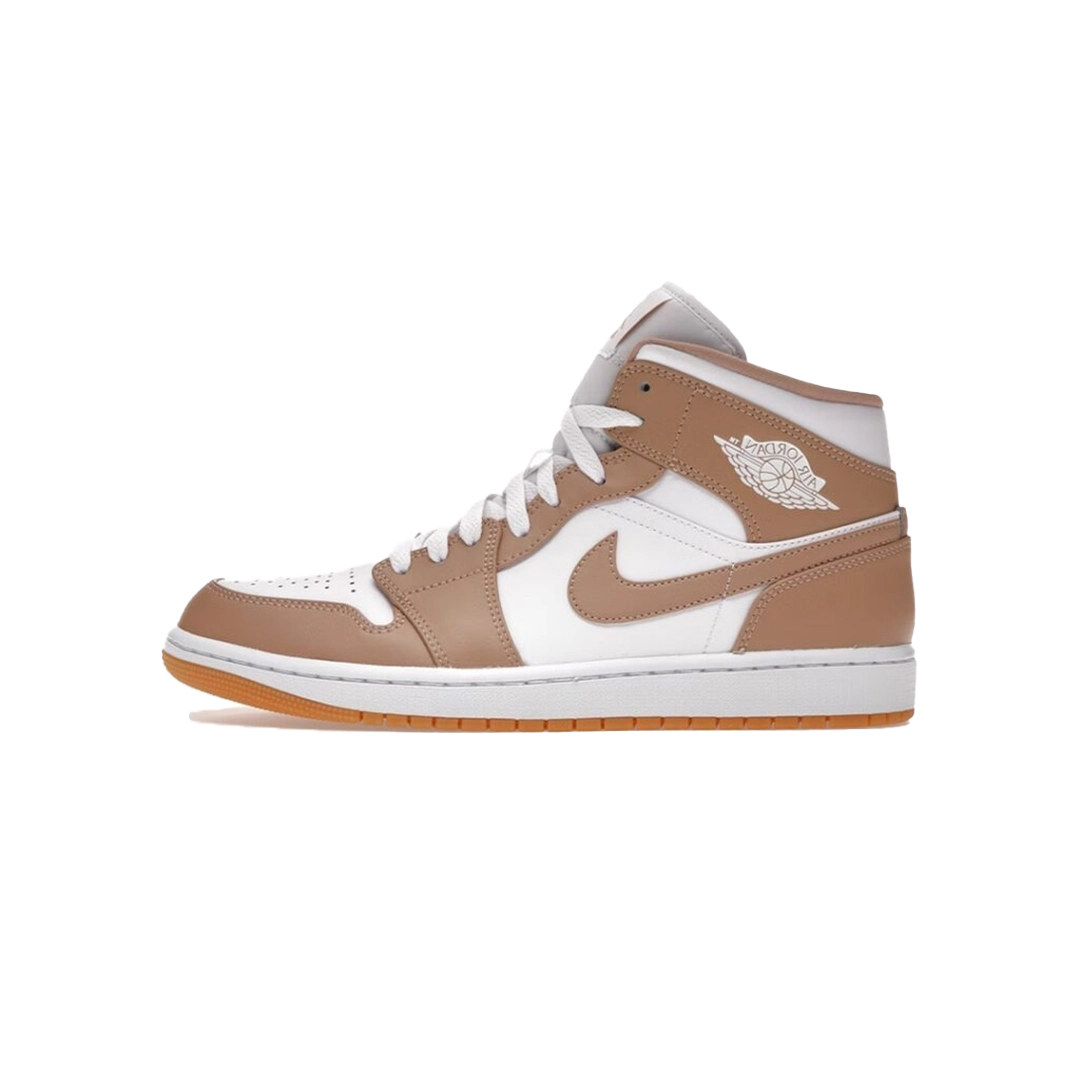 JORDAN 1 MID TAN GUM
