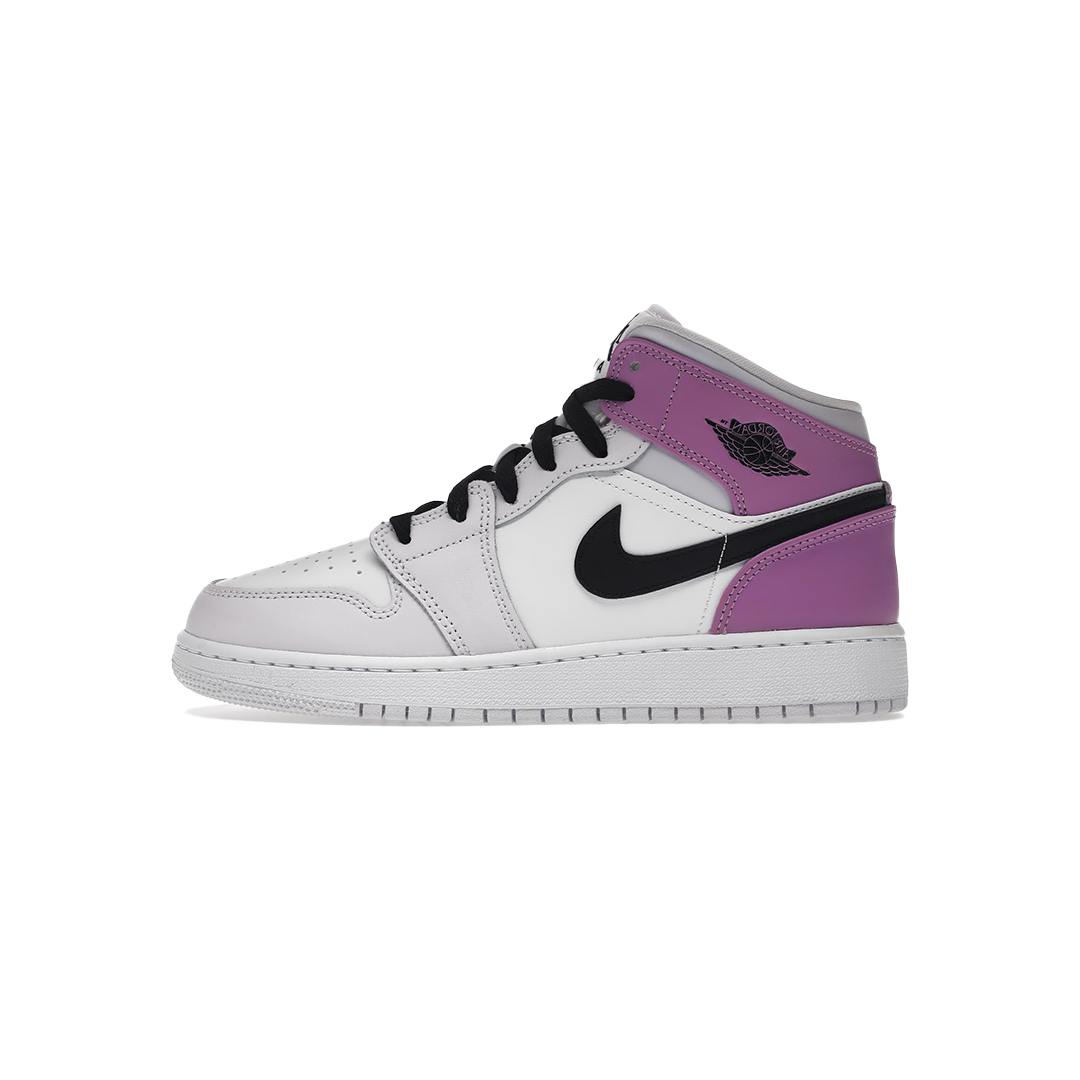 Jordan 1 Mid Barely Grape (GS)