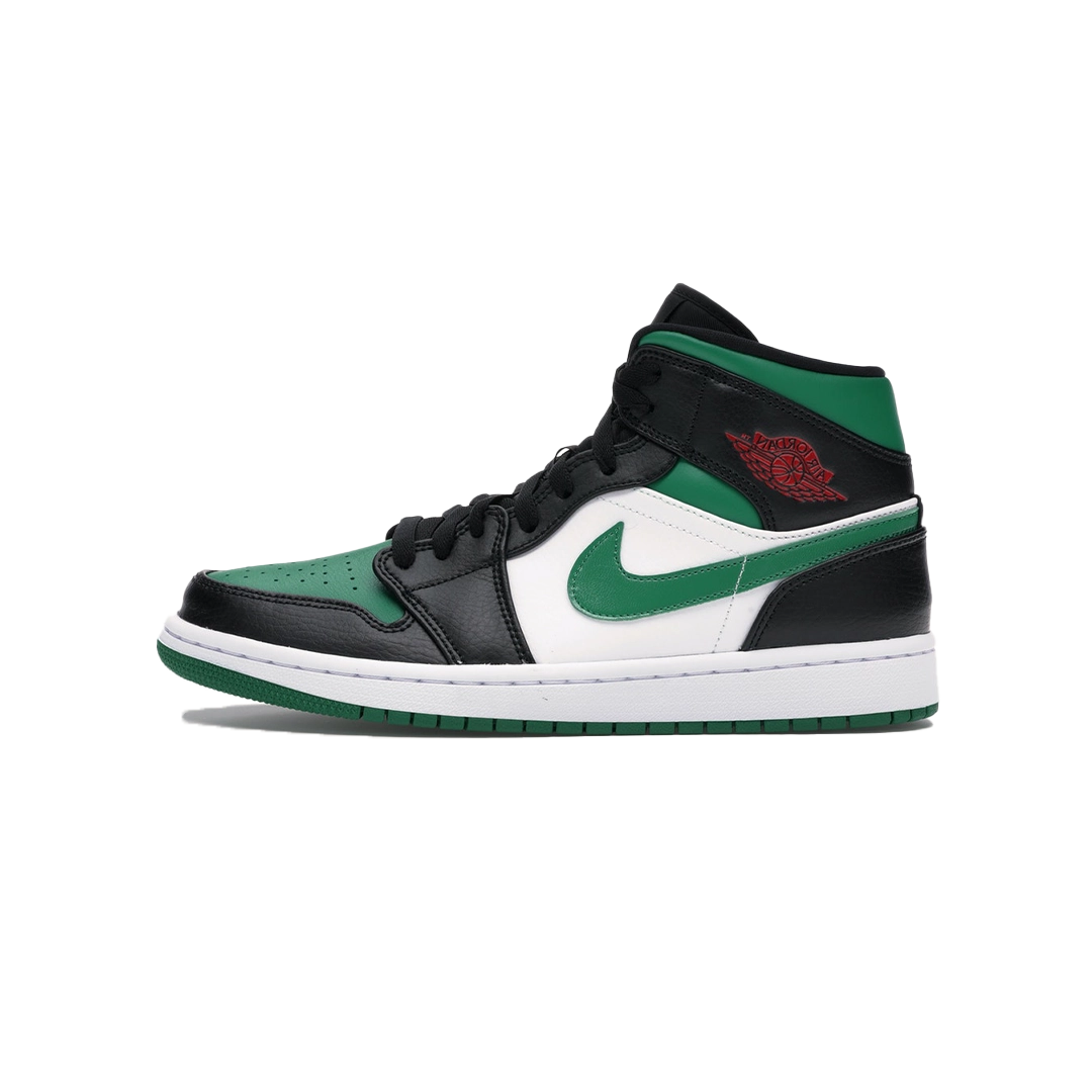 Jordan 1 Mid Green Toe