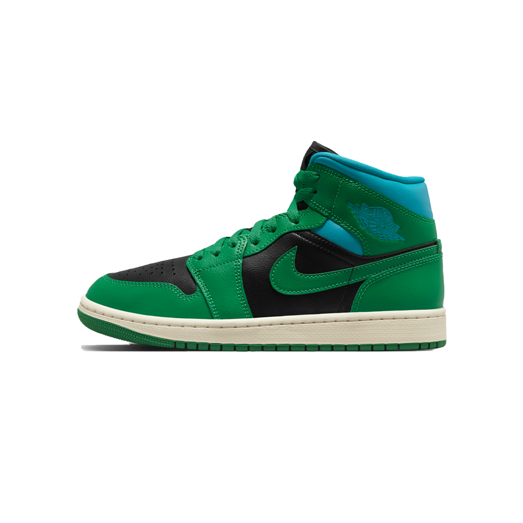 Jordan 1 Mid Lucky Green Aquatone (W)