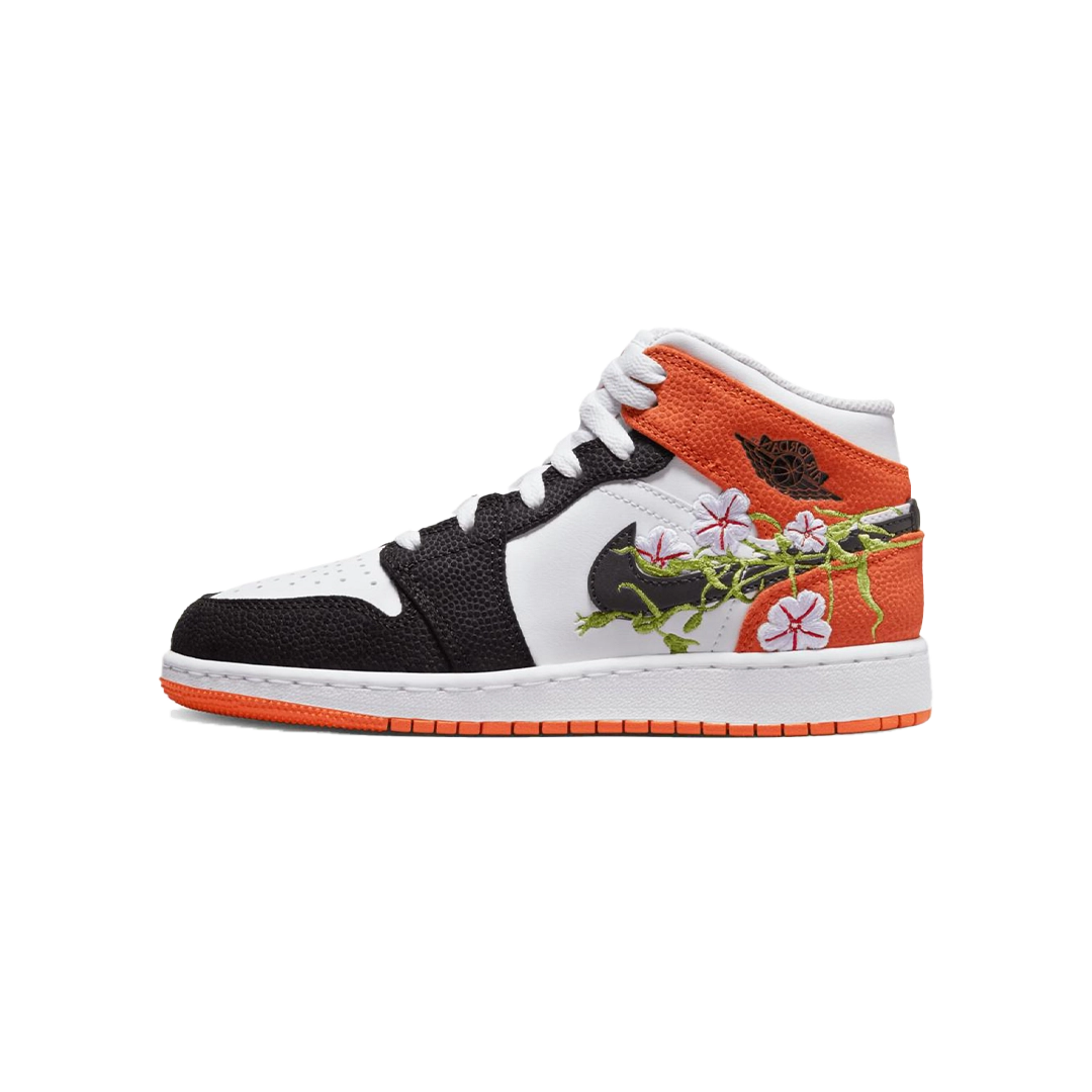 Jordan 1 Mid SE Basketball Blossom (GS)