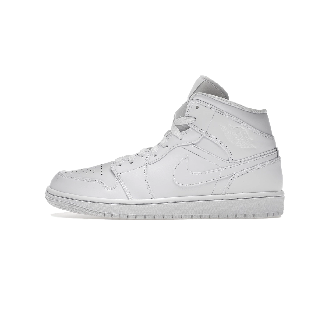 Jordan 1 Mid Triple White (2022)