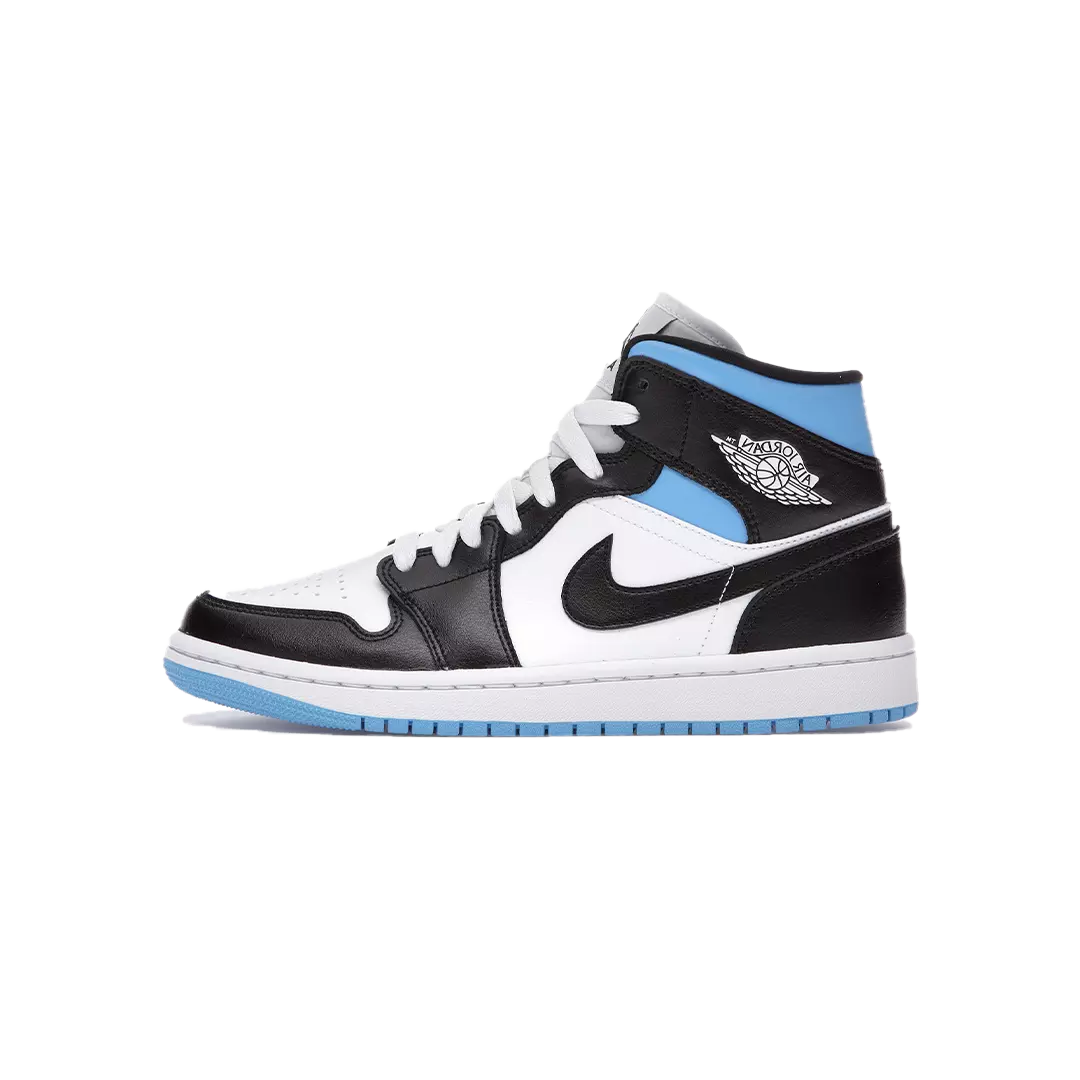 Jordan 1 Mid University Black White (W)