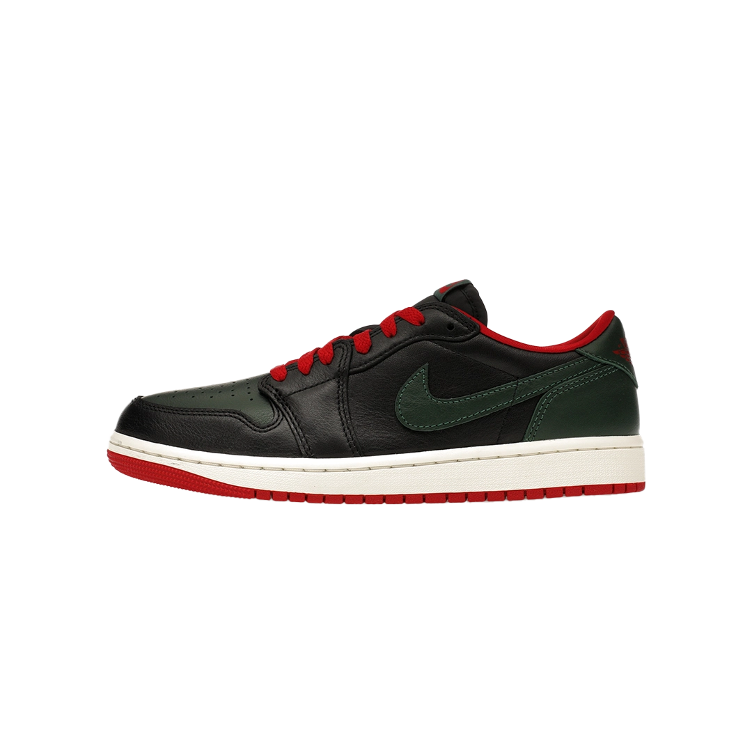 Jordan 1 Retro Low OG Gorge Green Varsity Red (W)