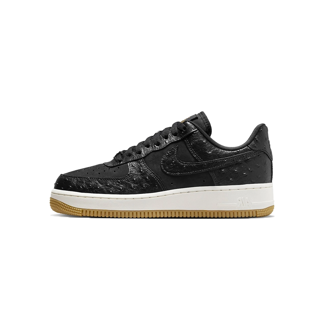 Nike Air Force 1 Low '07 Black Ostrich Gum (W)