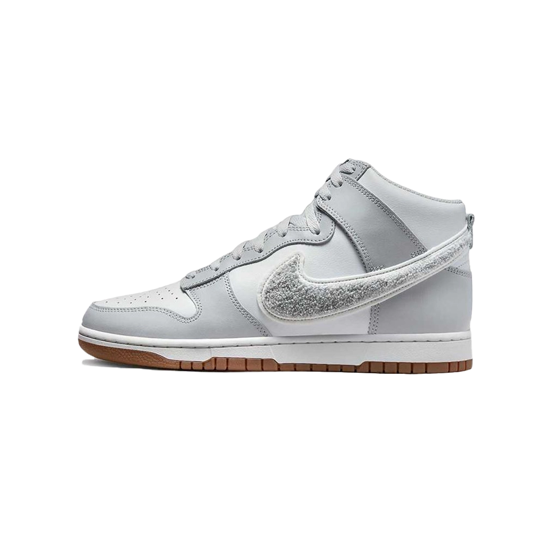 Nike Dunk High University Chenille Swoosh Light Smoke Grey