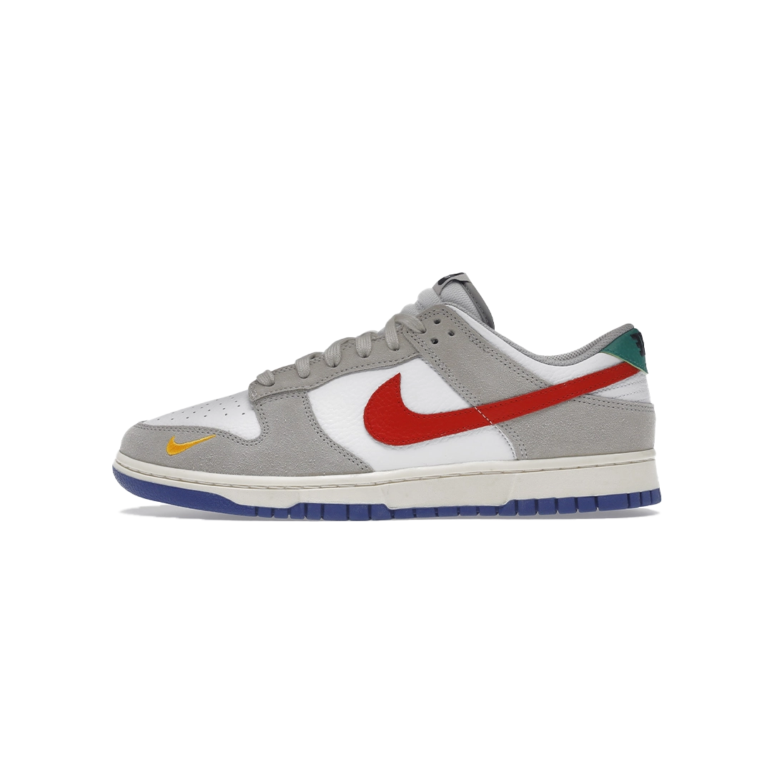 Nike Dunk Low Light Iron Ore Red Blue