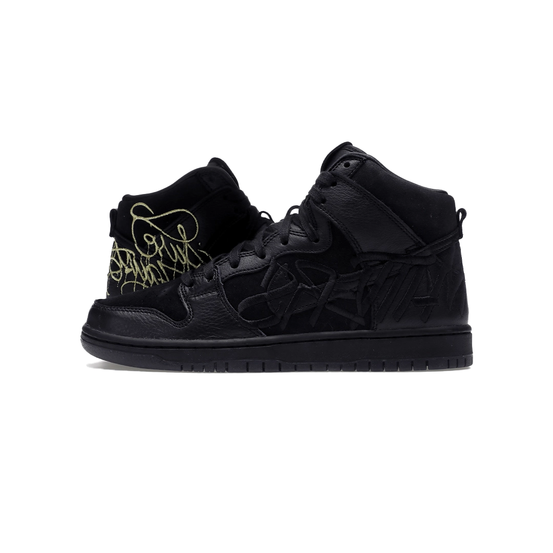 Nike SB Dunk High FAUST Black Gold