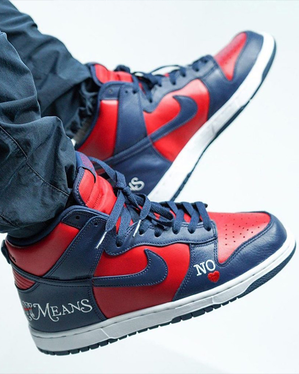 Nike SB Dunk High Supreme By Any Means Navy