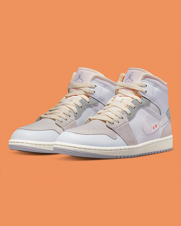 Jordan 1 Mid SE Craft Inside Out White Grey