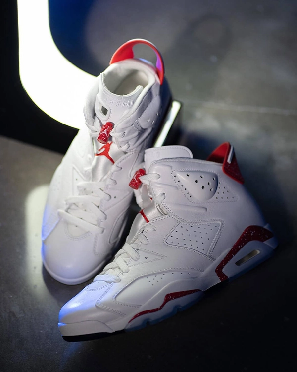 Air jordan 6 retro red online