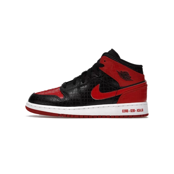 Jordan 1 Mid Bred Text (GS)