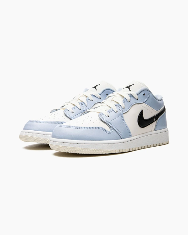 Jordan 1 Low Ice Blue Black (GS)