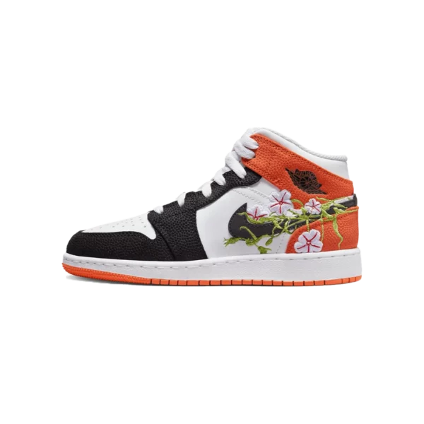 Jordan 1 Mid SE Basketball Blossom (GS)