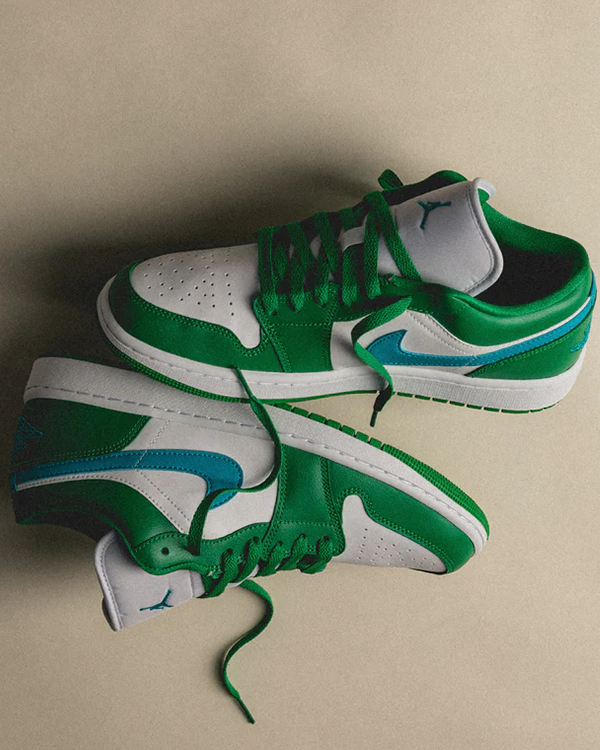 Jordan 1 Low Lucky Green Aquatone (W)