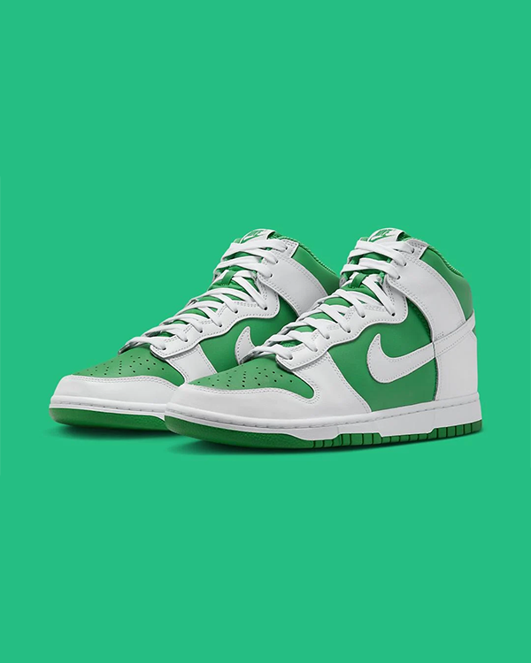 Nike Dunk High Stadium Green White