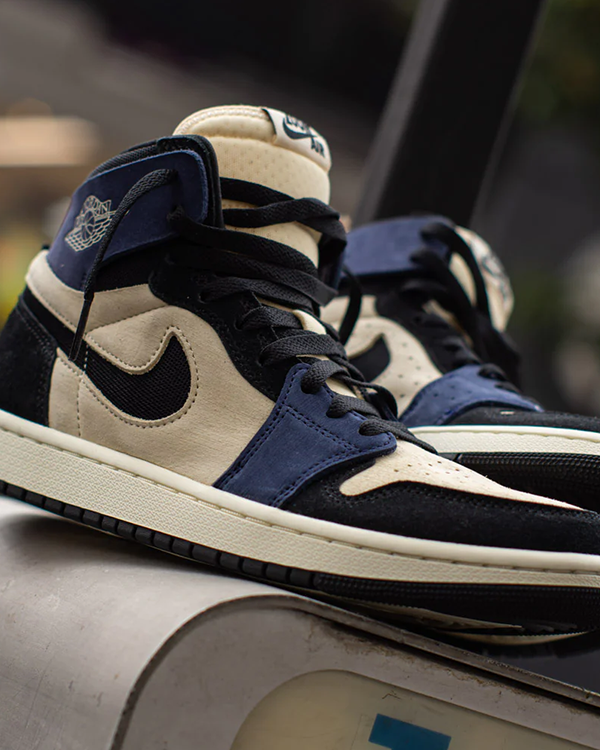 Jordan 1 High Zoom Air CMFT 2 Muslin Blackened Blue