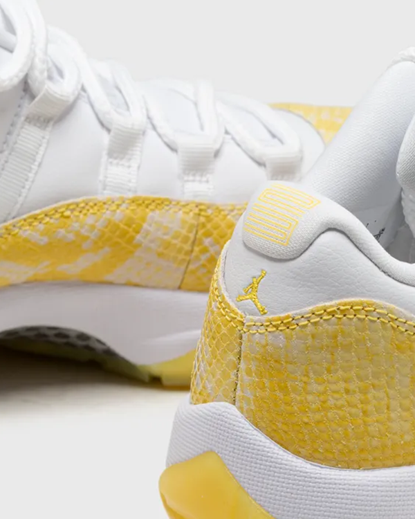 Jordan 11 Retro Low Yellow Snakeskin (W)