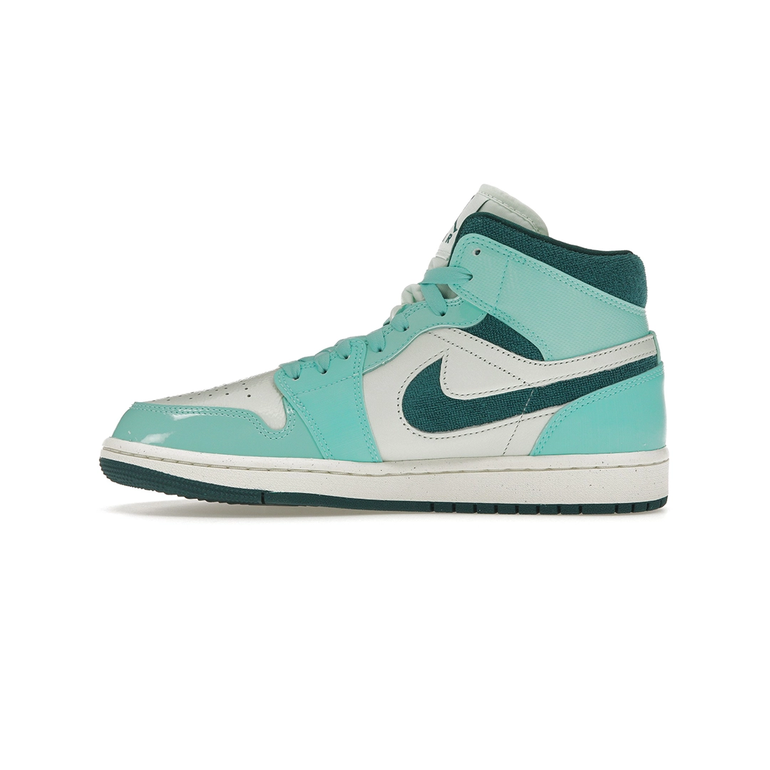 Jordan 1 Mid Chenille Bleached Turquoise (W)