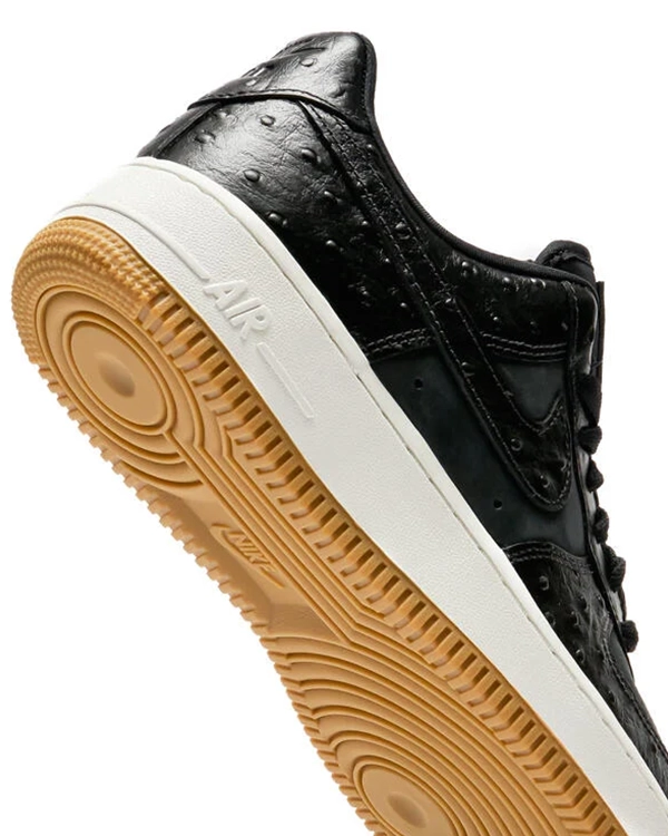 Nike Air Force 1 Low '07 Black Ostrich Gum (W)