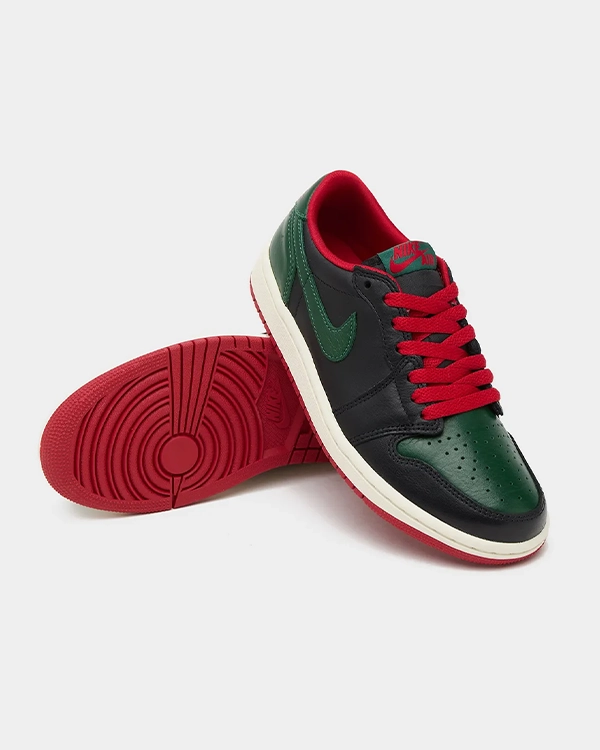 Jordan 1 Retro Low OG Gorge Green Varsity Red (W)