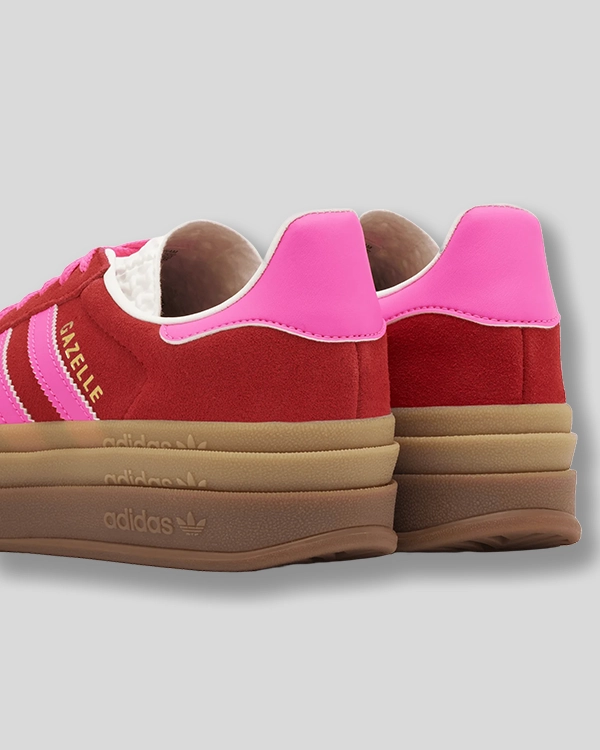 adidas Gazelle Bold Collegiate Red Lucid Pink (W)