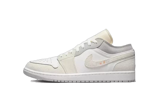 JORDAN 1 LOW INSIDE OUT CREAM WHITE LIGHT GREY