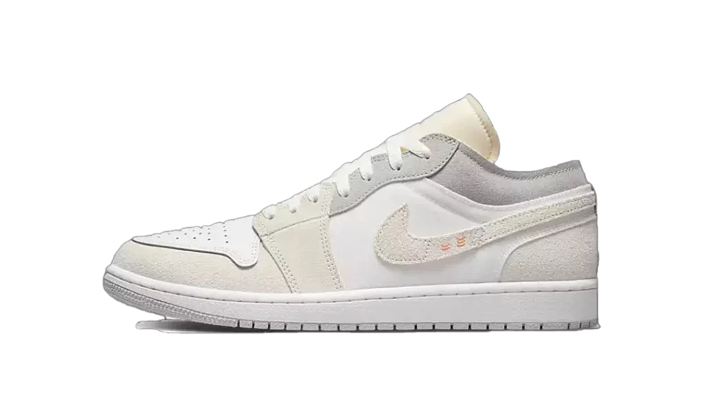 JORDAN 1 LOW INSIDE OUT CREAM WHITE LIGHT GREY