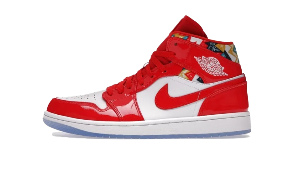 JORDAN 1 MID BARCELONA SWEATER RED PATENT