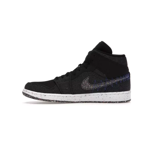 JORDAN 1 MID CRATER BLACK