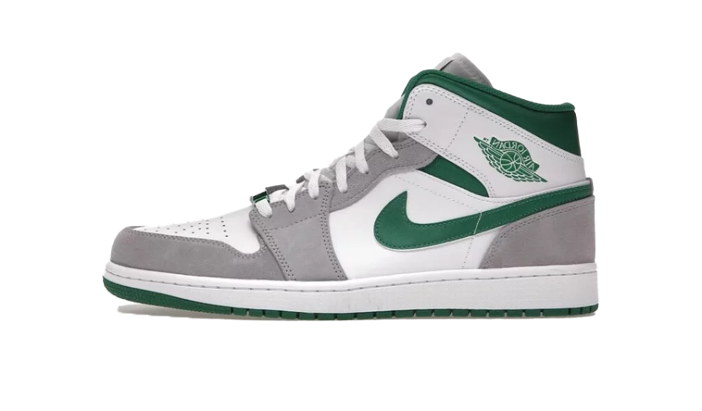 JORDAN 1 MID SE GREY GREEN