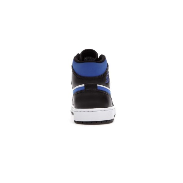 JORDAN 1 MID WHITE BLACK RACER BLUE