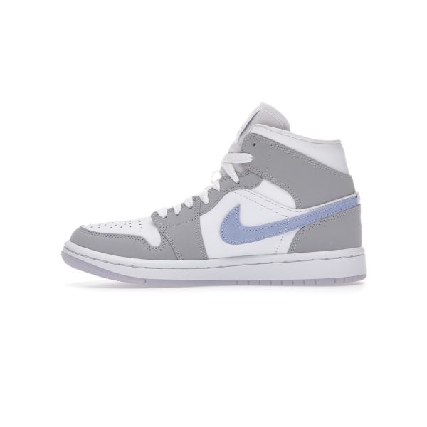 JORDAN 1 MID WOLF GREY ALUMINUM (W)