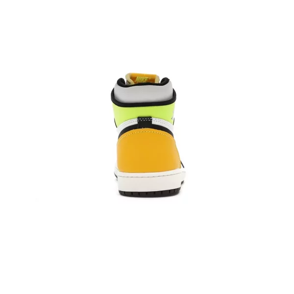 JORDAN 1 RETRO HIGH WHITE BLACK VOLT UNIVERSITY GOLD