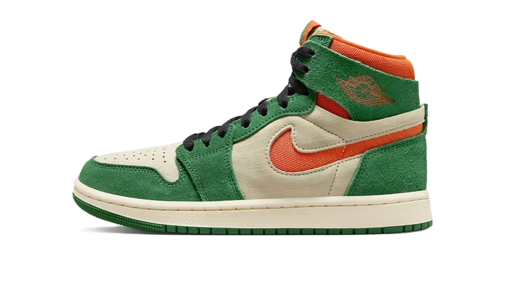 Jordan 1 High Zoom Air CMFT 2 Pine Green Orange Blaze (W)