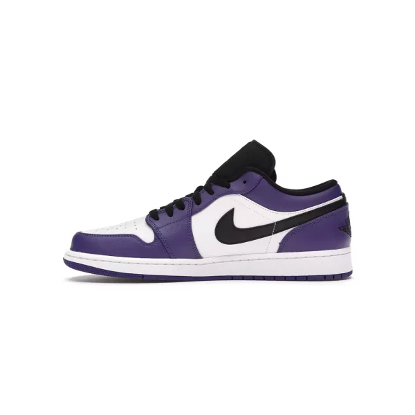 Jordan 1 Low Court Purple White