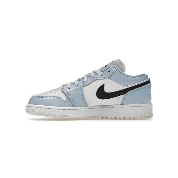 Jordan 1 Low Ice Blue Black (GS)