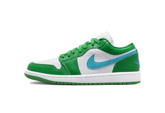 Jordan 1 Low Lucky Green Aquatone (W)