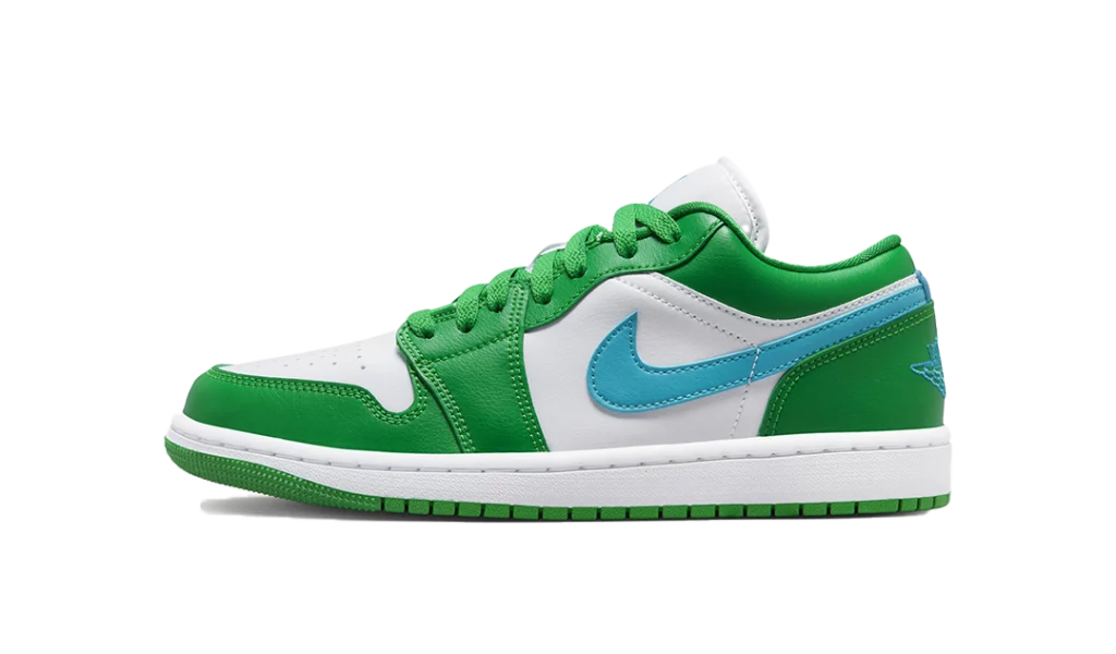 Jordan 1 Low Lucky Green Aquatone (W)