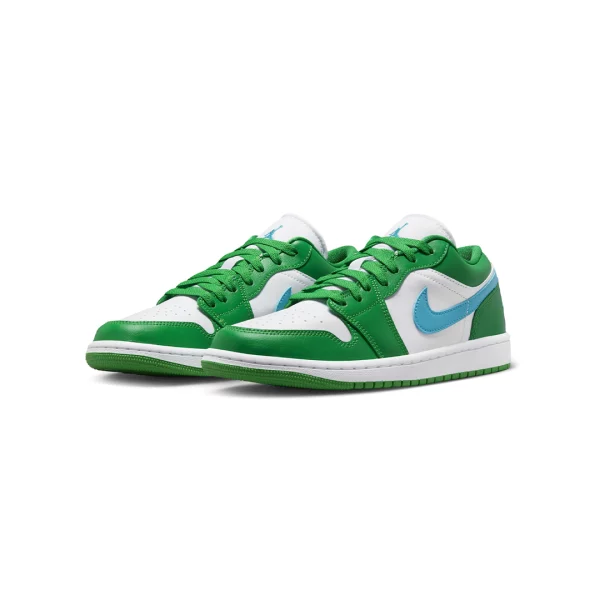 Jordan 1 Low Lucky Green Aquatone (W)