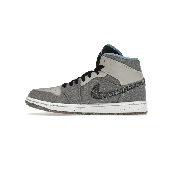 Jordan 1 Mid Crater Grey University Blue