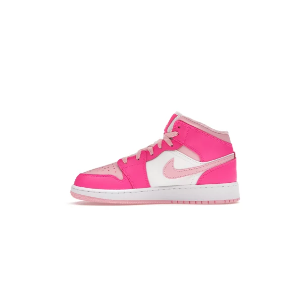 Jordan 1 Mid Fierce Pink (GS)