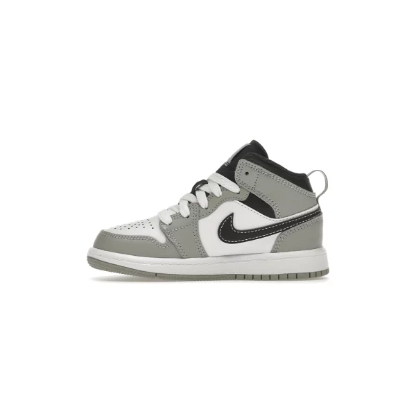 Jordan 1 Mid Light Smoke Grey (2022) (KIDS)