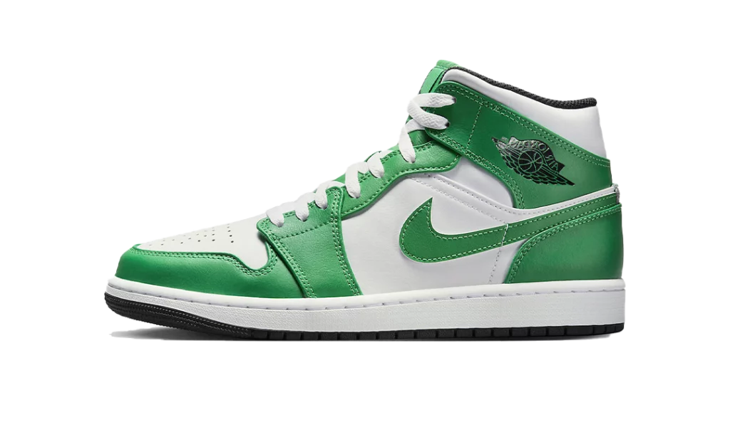 Jordan 1 Mid Lucky Green