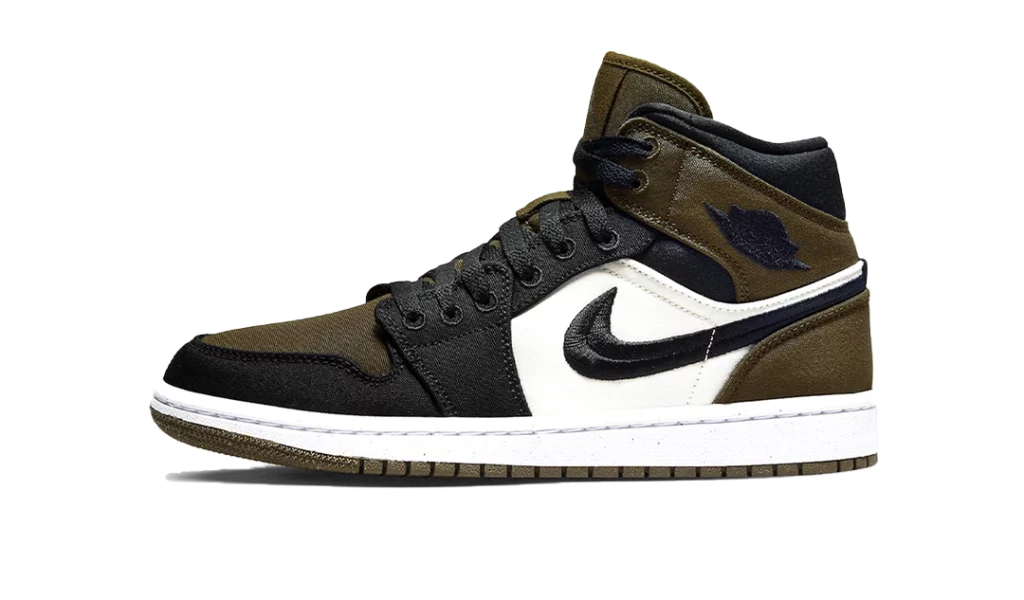 Jordan 1 Mid Olive Toe (W)