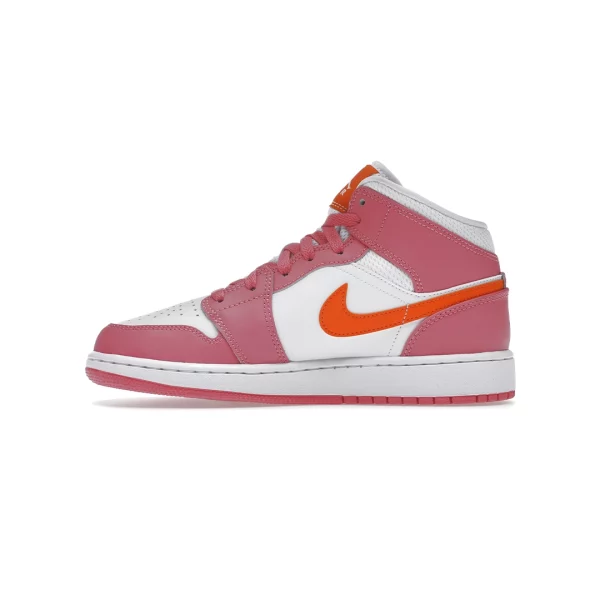 Jordan 1 Mid Pinksicle Safety Orange (GS)