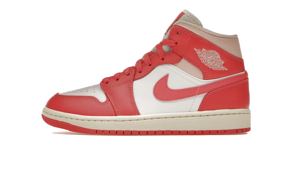 Jordan 1 Mid Strawberries and Cream (W)